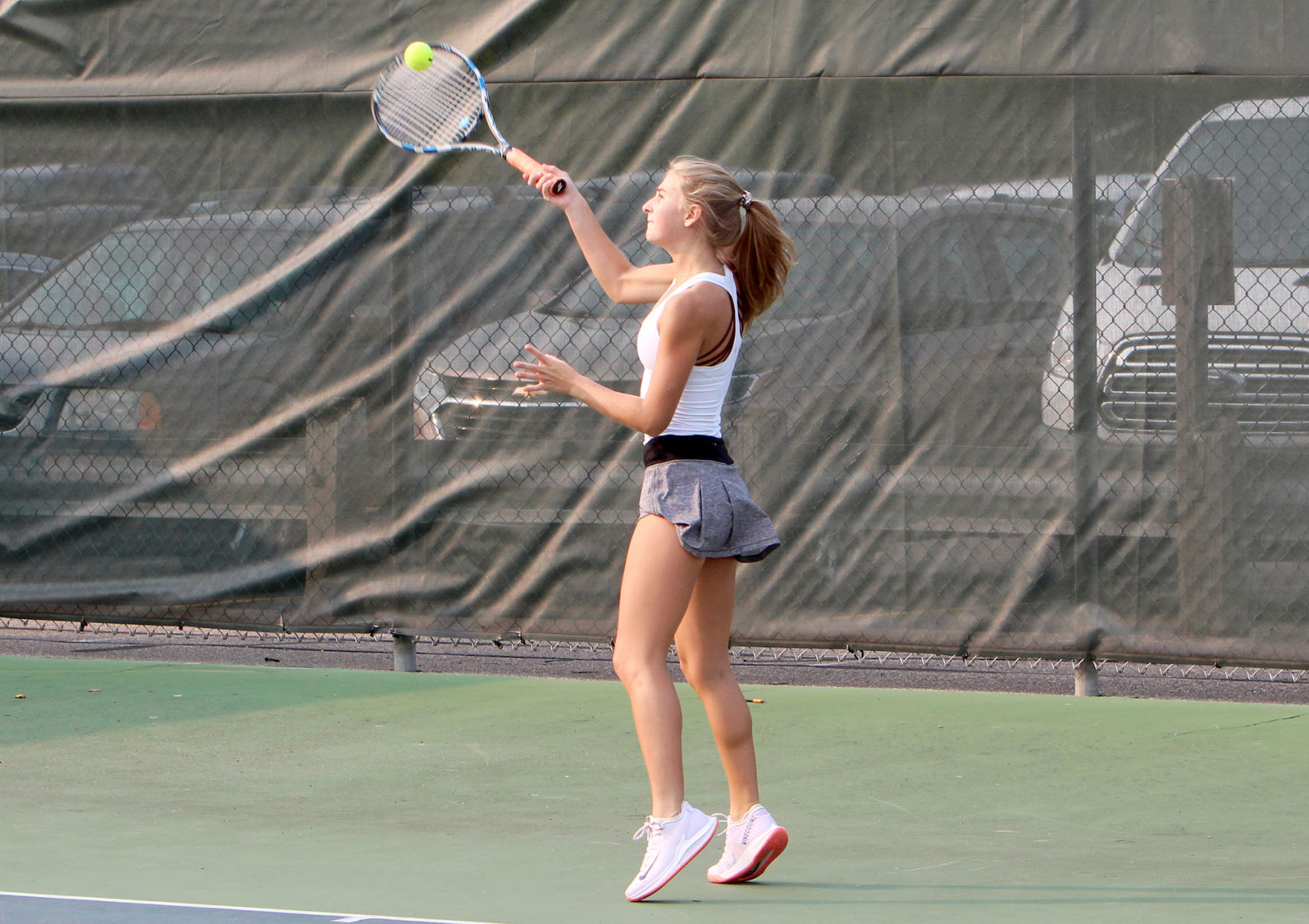 Menomonie at Chippewa Falls girls tennis 9-15-20